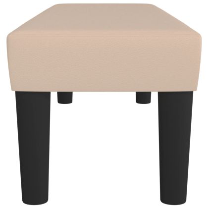 Пейка, капучино, 100x30x30 см, изкуствена кожа