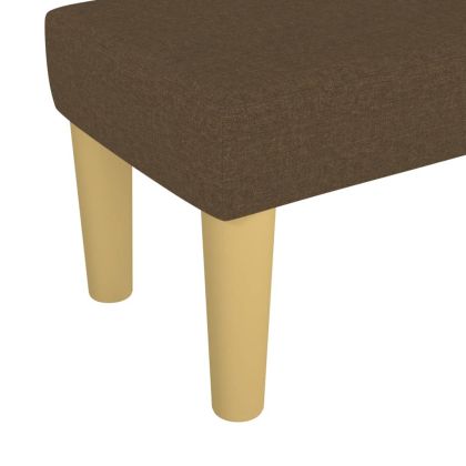 Пейка, тъмнокафява, 70x30x30 см, плат