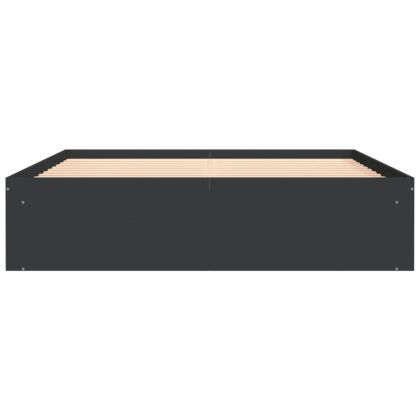 Рамка за легло черна 140x200 см