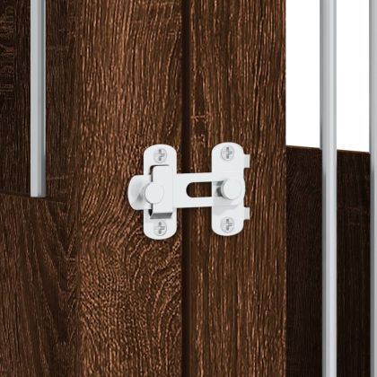 Клетка за куче мебел, кафяв дъб, 64,5x80x71 см, инженерно дърво