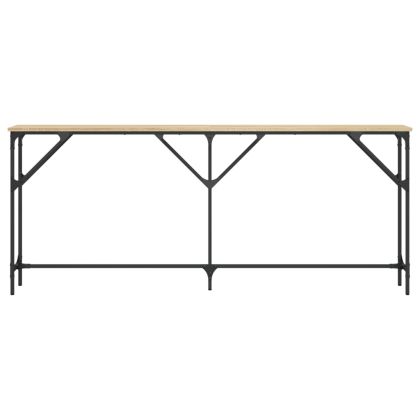 Конзолна маса, дъб сонома, 180x23x75 см, инженерно дърво