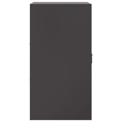 Бюфет, черен, 34,5x39x73 см, стомана