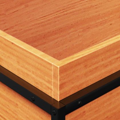 Градинска кашпа, восъчнокафява, 60x40x50 см, борово дърво масив