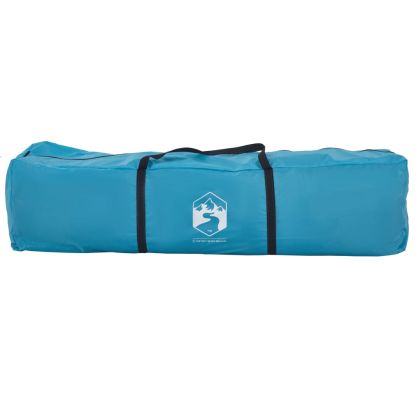 Семейна палатка с веранда 9-местна синя бързо освобождаване