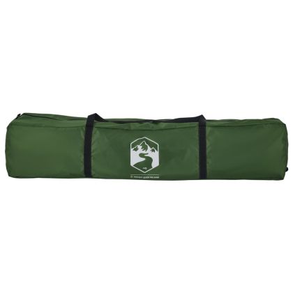 Къмпинг палатка куполна 4-местна зелена бързо освобождаване