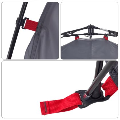 Къмпинг палатка куполна 3-местна бързо освобождаване