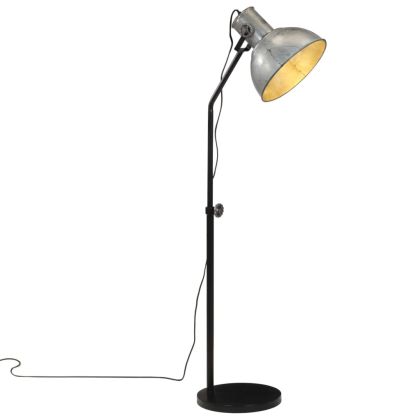 Подова лампа, 25 W, винтидж, сребриста, 30x30x90-150 см, E27