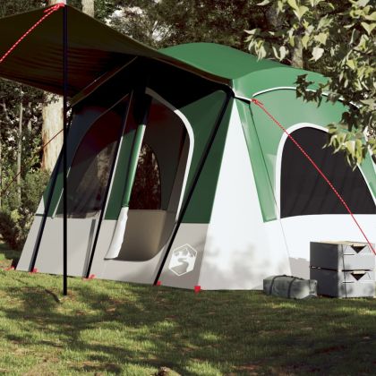 Къмпинг палатка кабина, 5-местна, зелена, водоустойчива