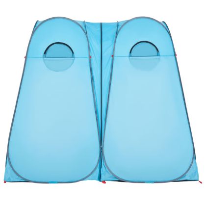 Палатка за уединение, синя, изскачаща, водоустойчива