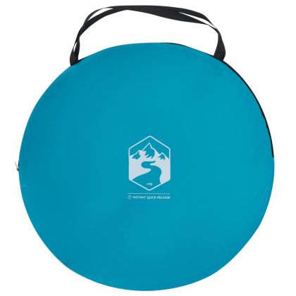 Палатка за уединение, синя, изскачаща, водоустойчива