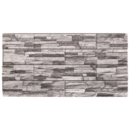 3D стенни панели 10 бр светлосиво 100x50 см EPS