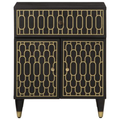 Нощно шкафче 50x33x60 см мангово дърво масив