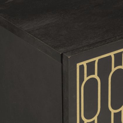 Нощно шкафче 50x33x60 см мангово дърво масив