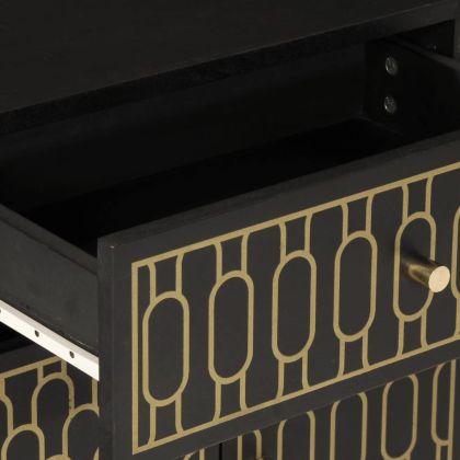 Нощно шкафче 50x33x60 см мангово дърво масив