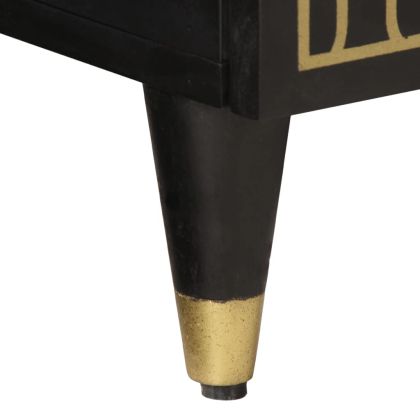 Кафе маса, 80x50x40 см, мангово дърво масив