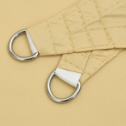 Слънцезащитно платно пясъчно 3x4x5 м 100% полиестер Оксфорд