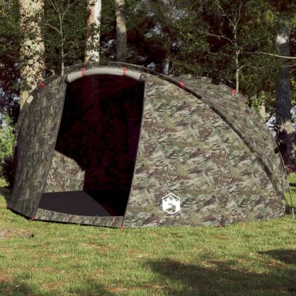 Риболовна палатка за 5 души, камуфлаж, водоустойчива