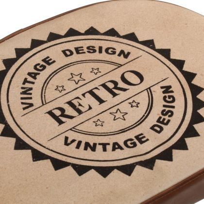 Бар табуретки 2 бр тъмнокафяви 41x29x62 см