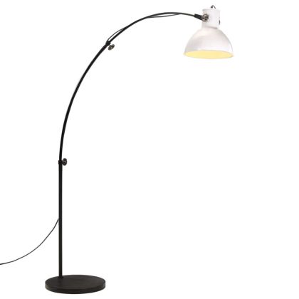 Подова лампа, 25 W, бяла, 150 см, E27