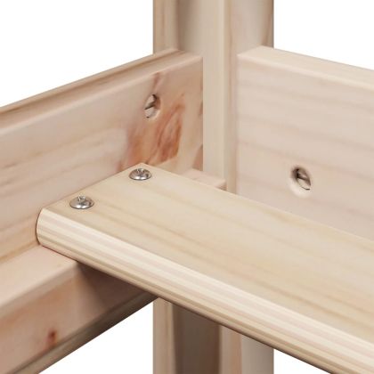 Рамка за легло без матрак, 100x200 см, бор масив