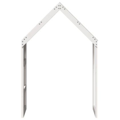 Покрив за детско легло, бял, 60x99x139,5 см, бор масив