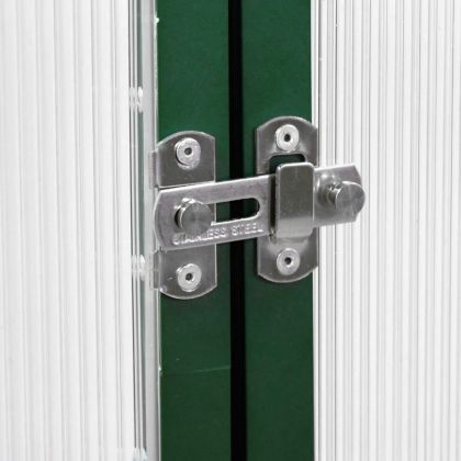 Оранжерия с основа рамка зелен 445x169x195 см алуминий