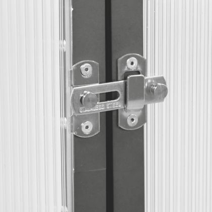 Оранжерия с основа рамка антрацит 334x169x202 см алуминий