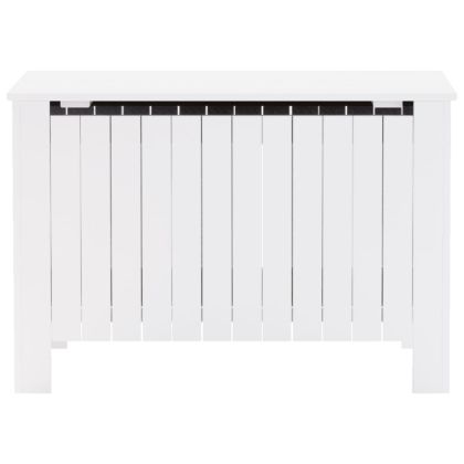 Сандък за съхранение с капак RANA, бял, 80x49x54 см, бор масив