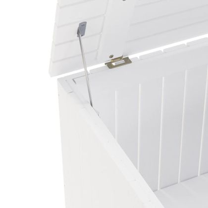 Сандък за съхранение с капак RANA, бял, 80x49x54 см, бор масив