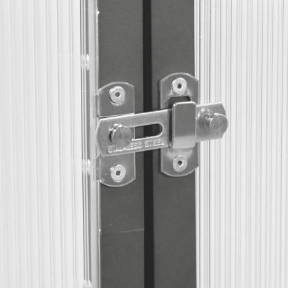 Оранжерия с основа рамка антрацит 169x114x195 см алуминий