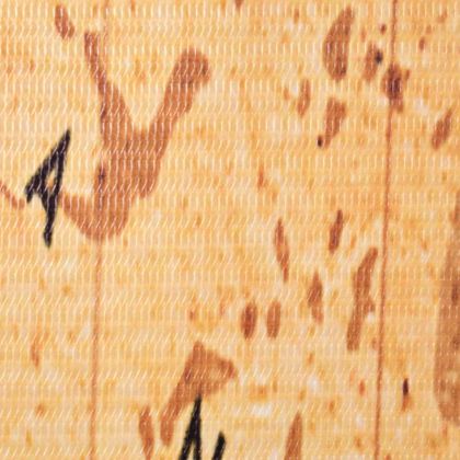 Сгъваем параван за стая, 228x170 см, карта на света, жълт