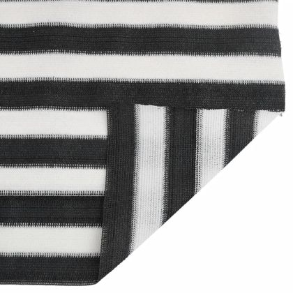 Засенчваща мрежа антрацит и бяло 1,2x10 м HDPE 195 г/м²