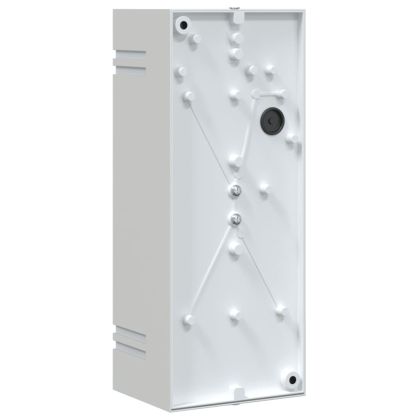 Външни стенни осветителни тела 2 бр сребрист неръждаема стомана