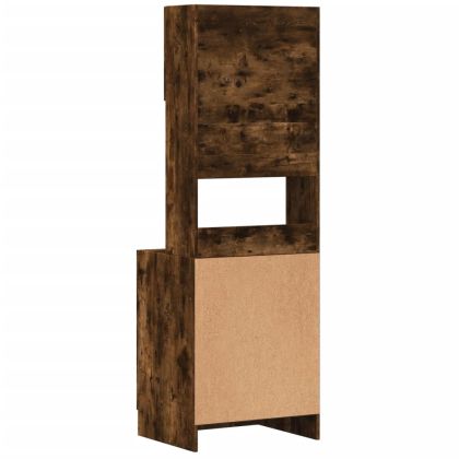 Кухненски шкаф, опушен дъб, 60x50x180 см, инженерно дърво