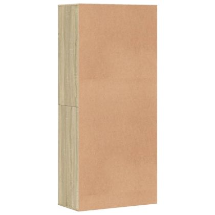 Шкаф за обувки, дъб сонома, 80x39x178 см, инженерно дърво