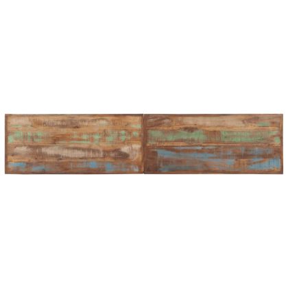 Пейка, 160 см, регенерирано дърво масив и стомана