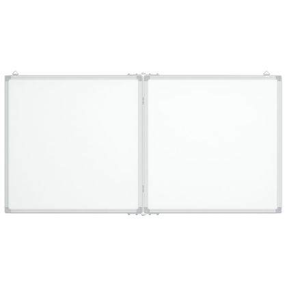Магнитна бяла дъска, сгъваема, 120x60x1,7 см, алуминий