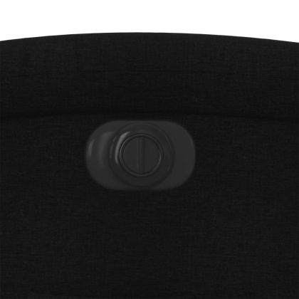 Електрически изправящ реклайнер стол, черен, текстил