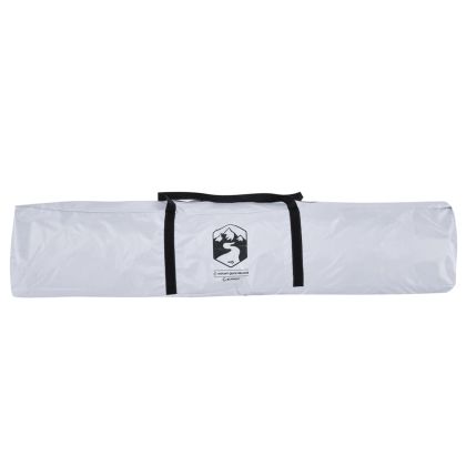 Къмпинг палатка 5 места бял затъмнена тъкан бързо освобождаване