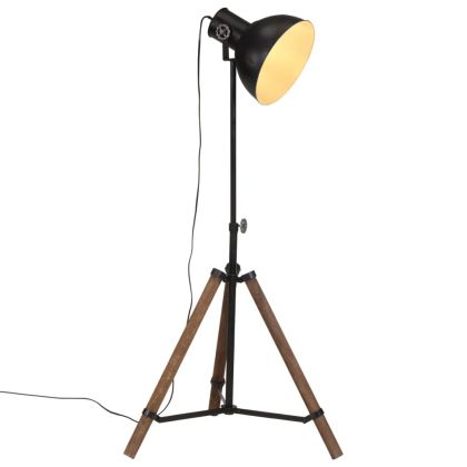 Подова лампа, 25 W, черна, 75x75x90-150 см, E27