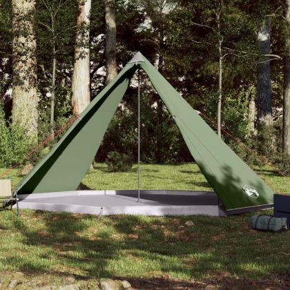 Семейна палатка, типи, 8-местна, зелена, водоустойчива