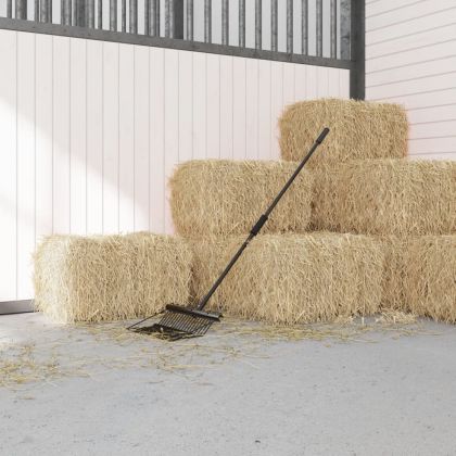 Дръжка за вила Ø3,5x127,5 см черна стомана