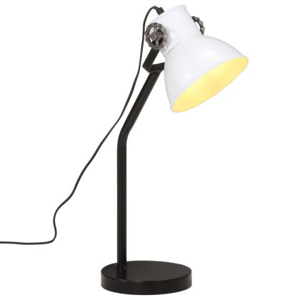 Настолна лампа, 25 W, бяла, 17x17x60 см, E27