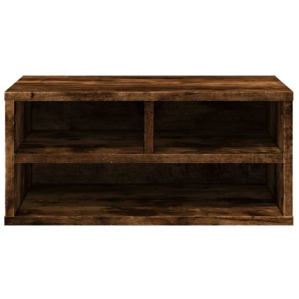 Стойка за принтер, опушен дъб, 49x40x22,5 см, инженерно дърво