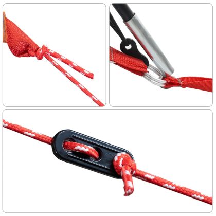 Семейна куполна палатка, 6-местна, зелена, водоустойчива