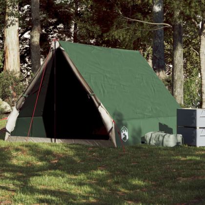 Къмпинг палатка A-рамка, 2-местна, зелена, водоустойчива