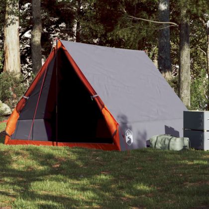 Къмпинг палатка A-рамка, 2-местна, сива, водоустойчива