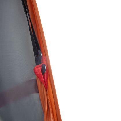 Палатка за уединение, сива и оранжева, изскачаща, водоустойчива