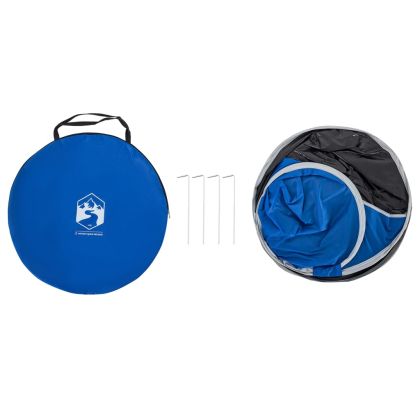 Плажна палатка, лазурносиня, изскачаща, водоустойчива