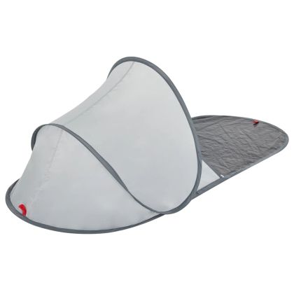 Плажна палатка, сива, изскачаща, водоустойчива